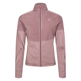 Kingsland Birdie ladies fleece jakke i farven purple flint